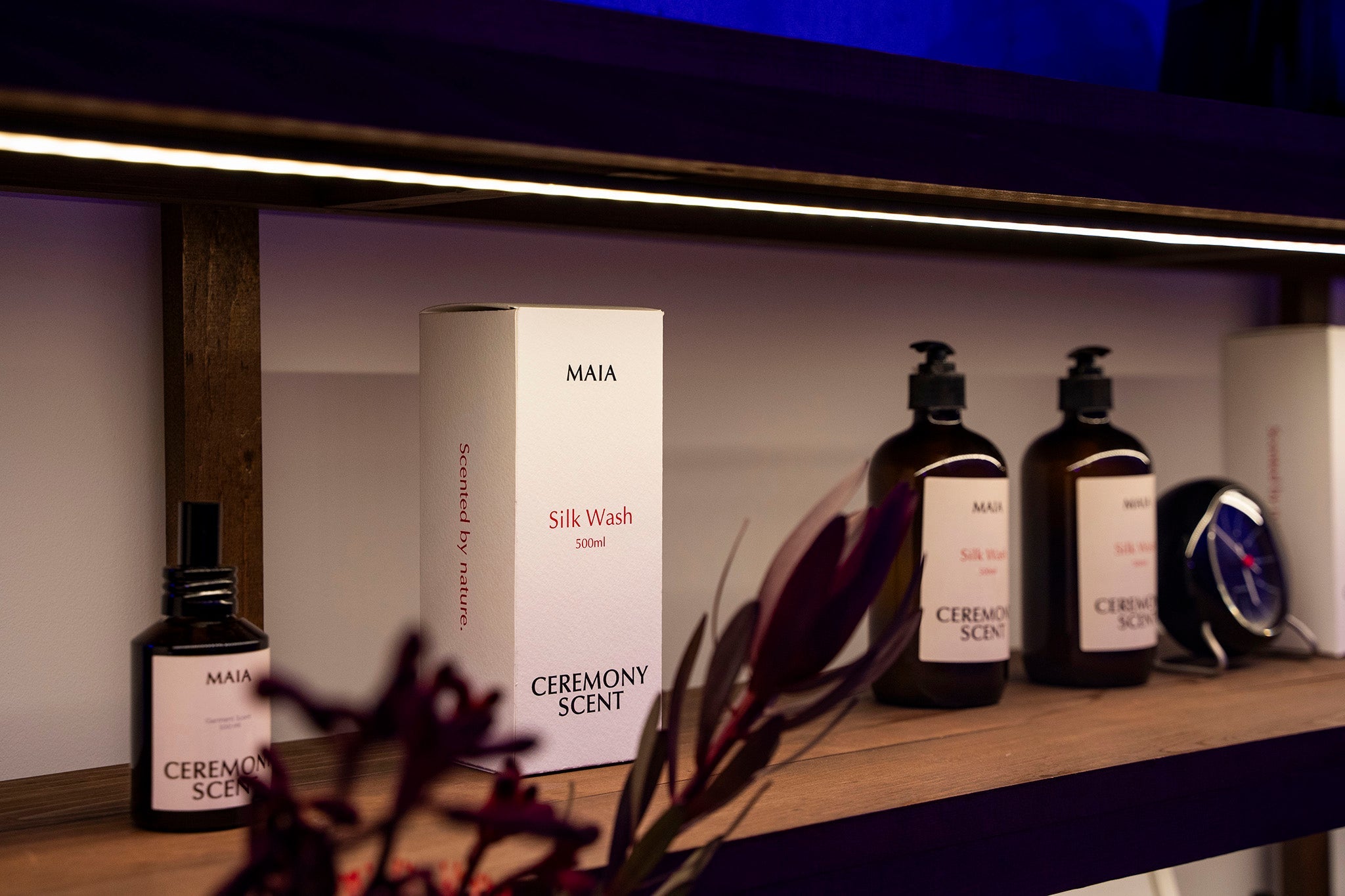 An evening dedicated to silk, new products and women who choose quality