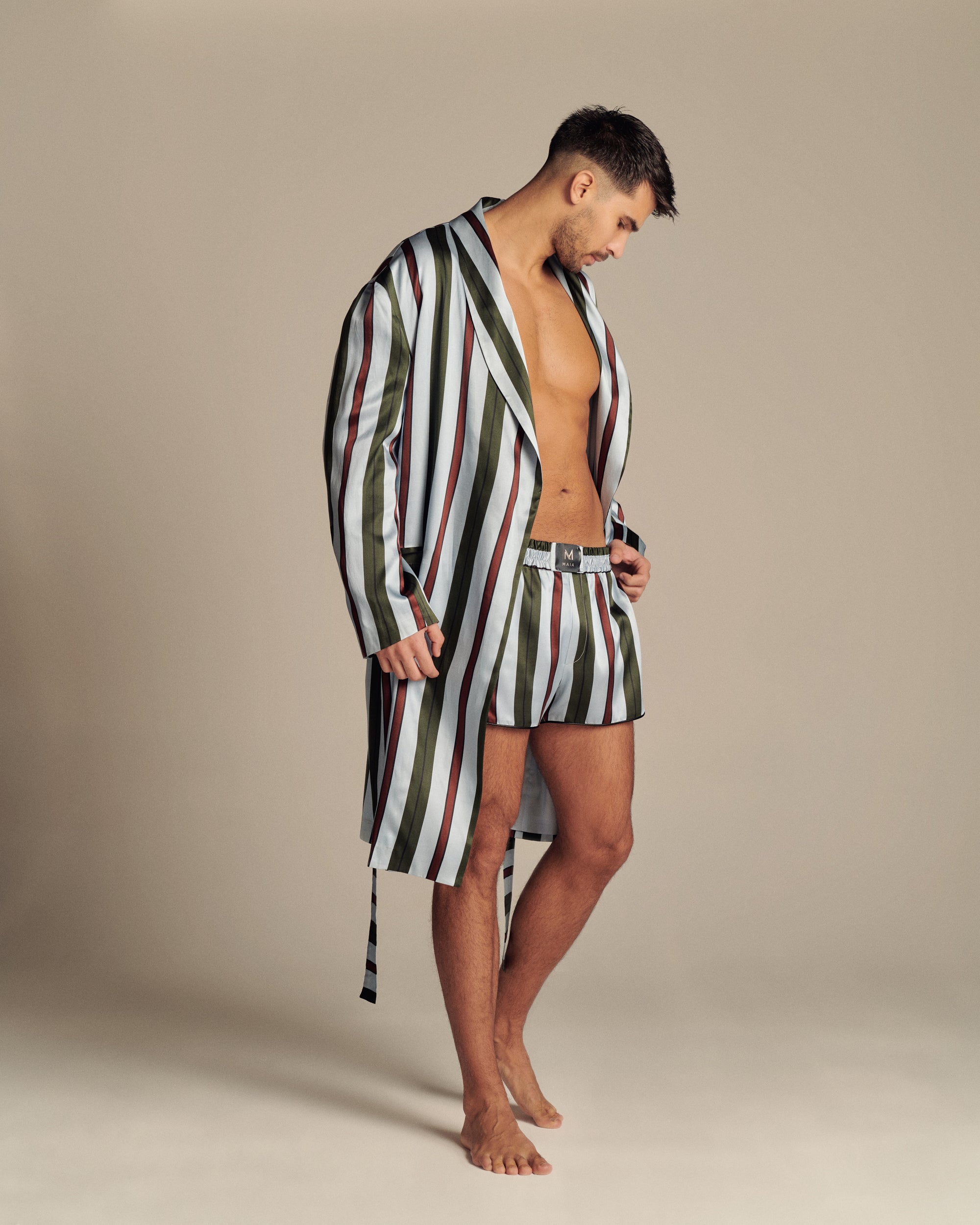 Silk Mens Robe