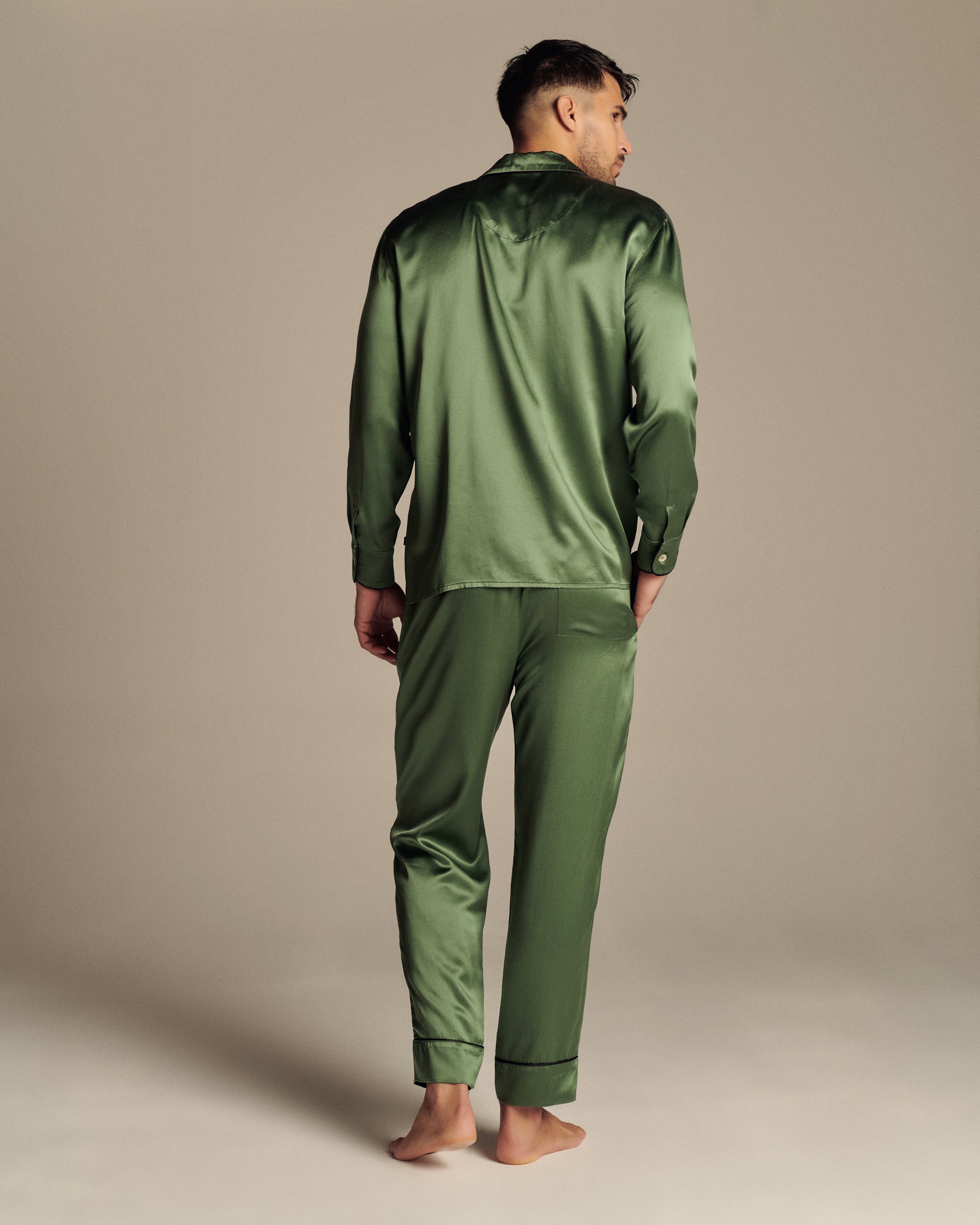 Silk Mens Pyjama Set
