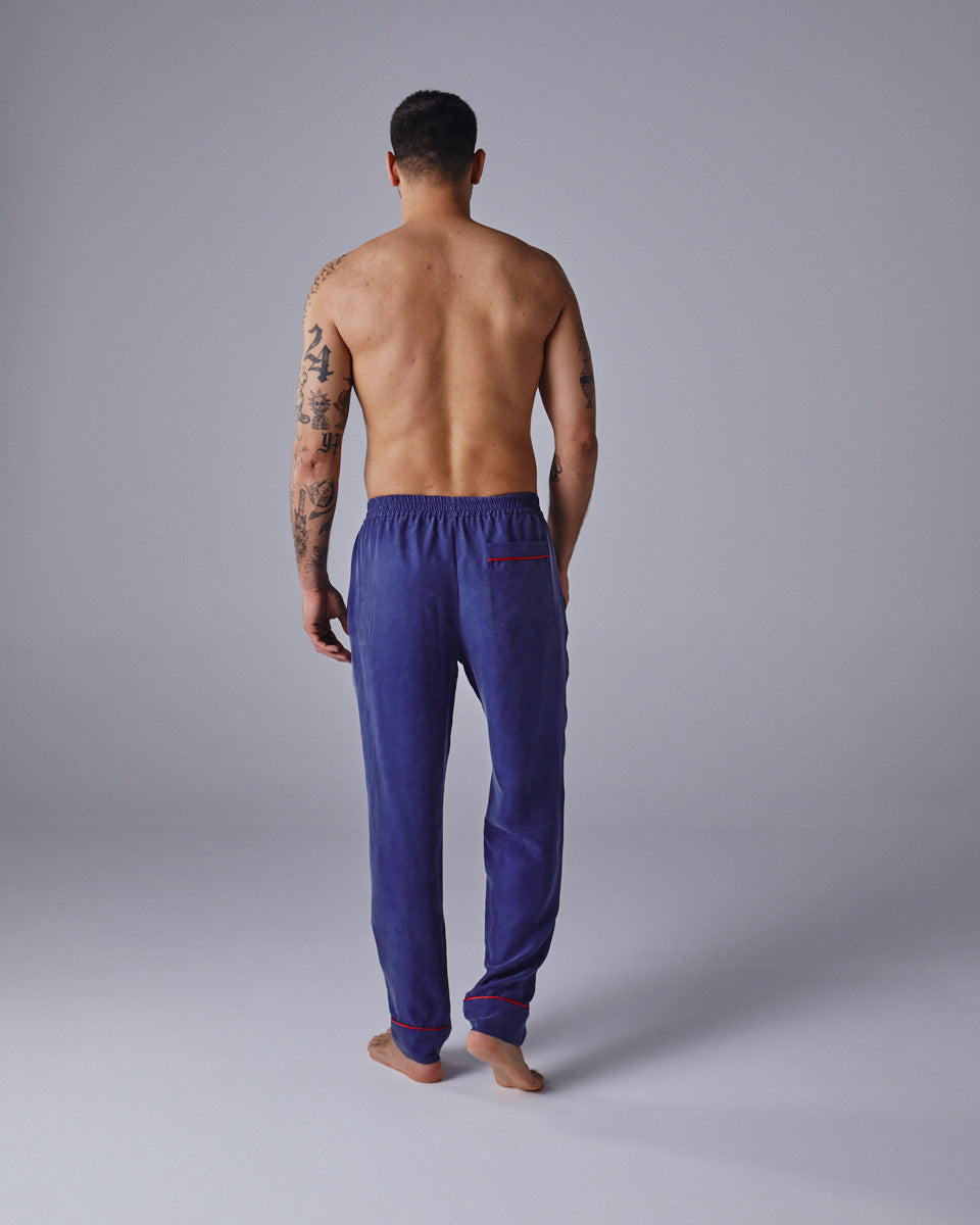 Brushed Silk Mens Trousers