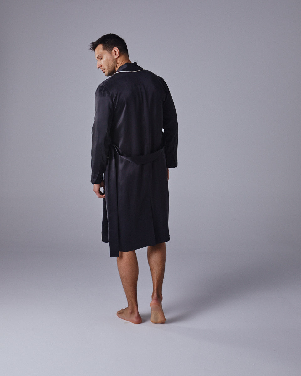 Silk Mens Robe