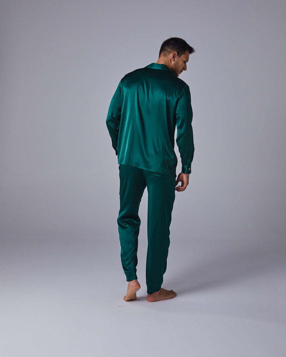 Muški svileni pidžama set