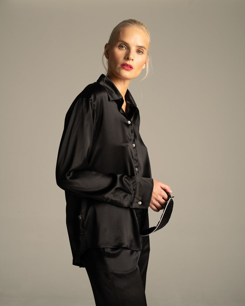Paris Elegance Svileni Pidžama Set