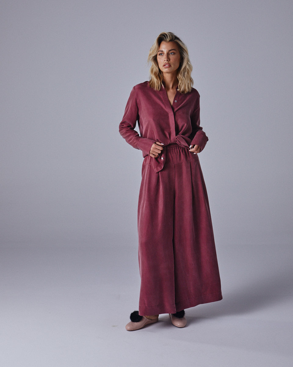 Milano Pants Brushed Silk