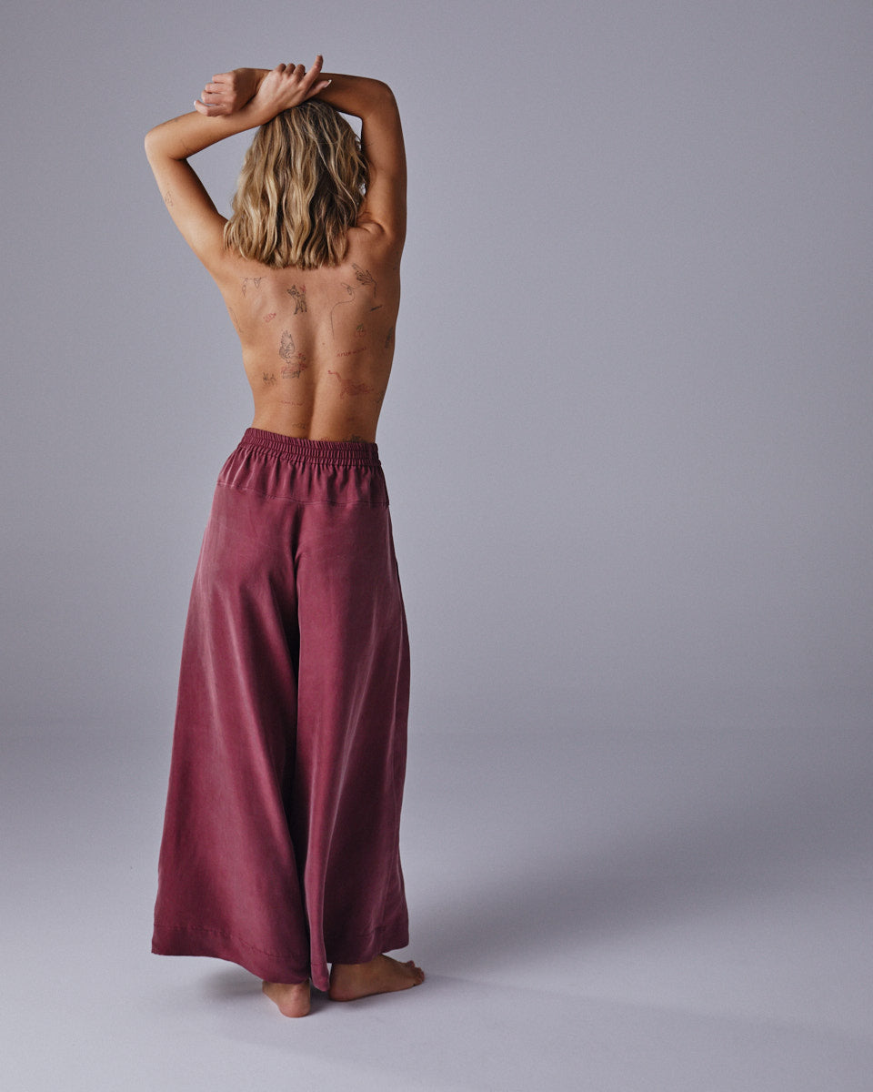 Milano Pants Brushed Silk