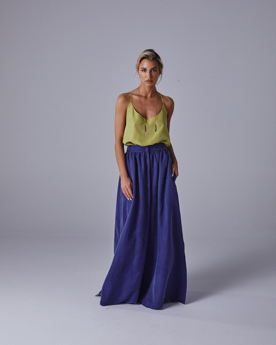 Miss Liberty Brushed Silk Skirt