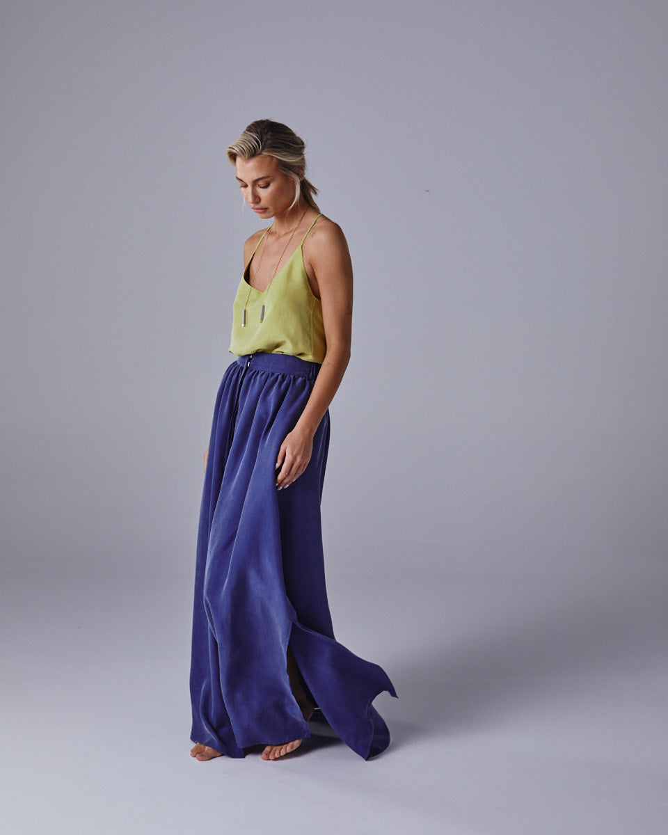 Miss Liberty Brushed Silk Skirt