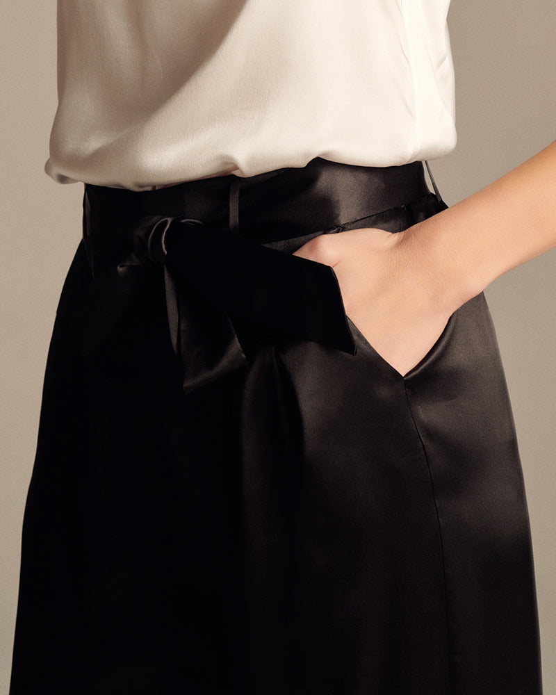 Paris Elegance svilene pantalone