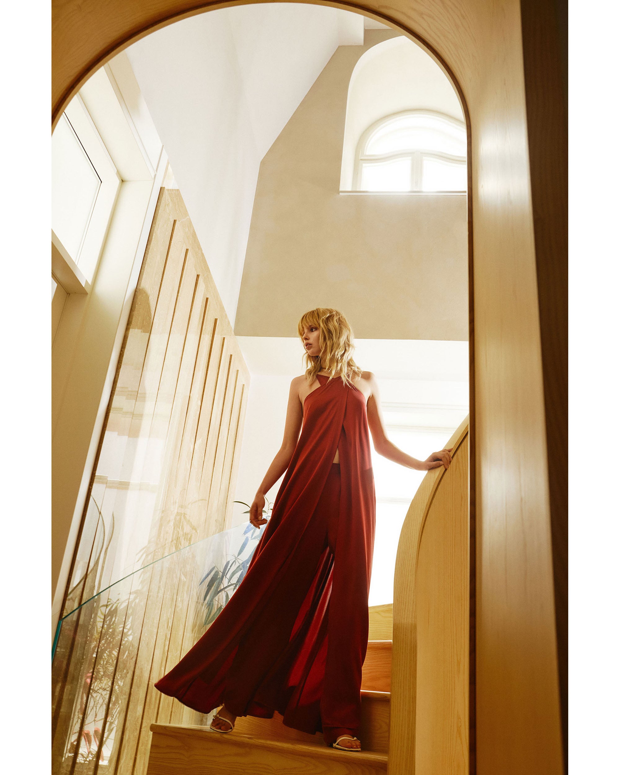 Burgundy Love Dress