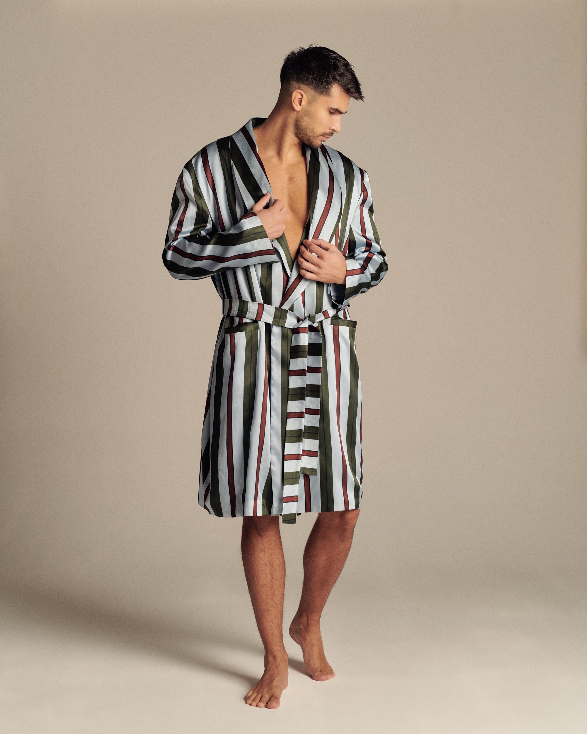 Silk Mens Robe