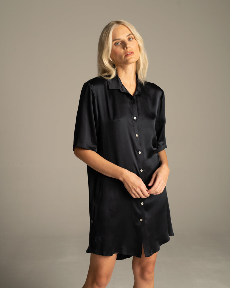 Navy Blue Long Shirt – size S