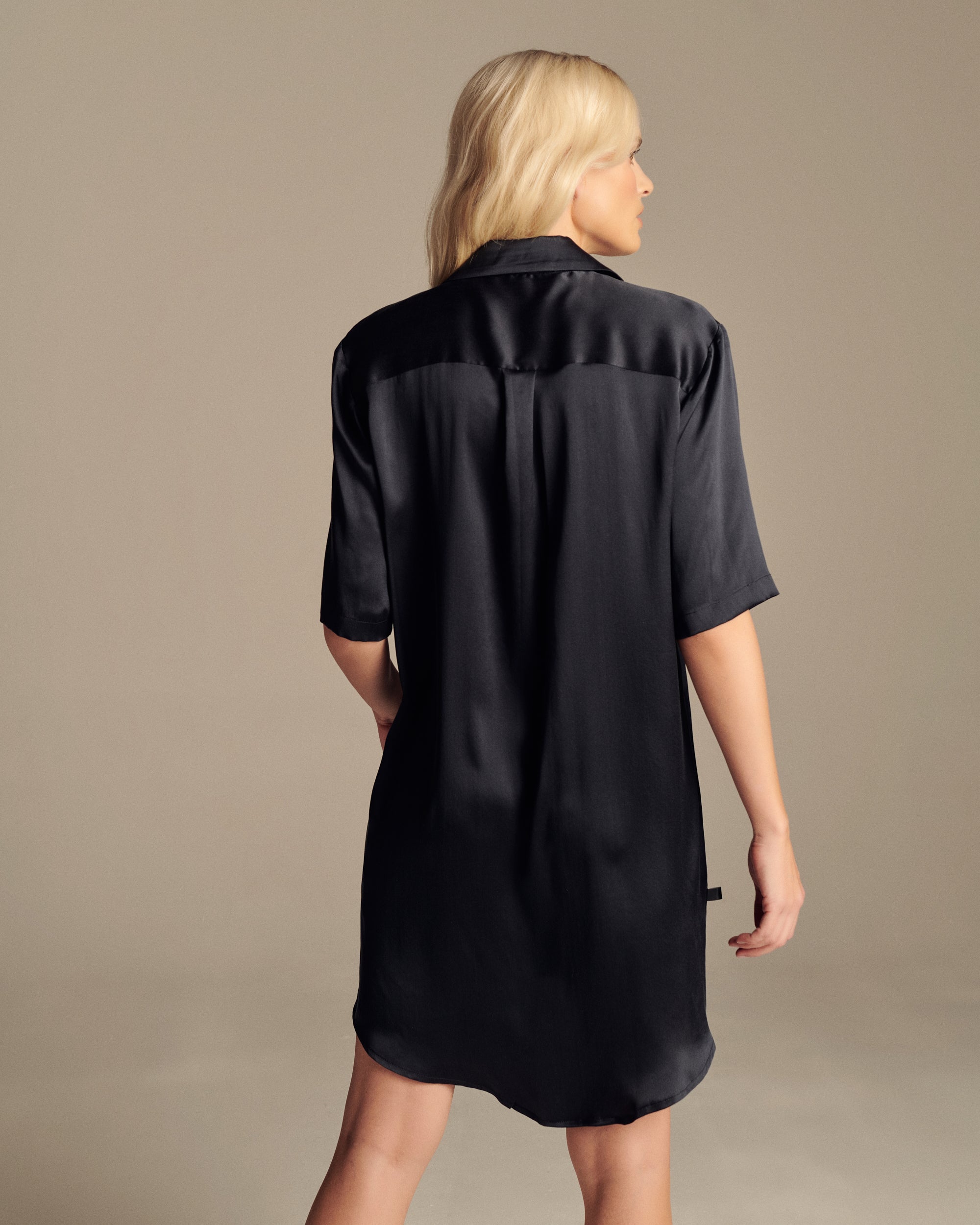 Navy Blue Long Shirt – size S
