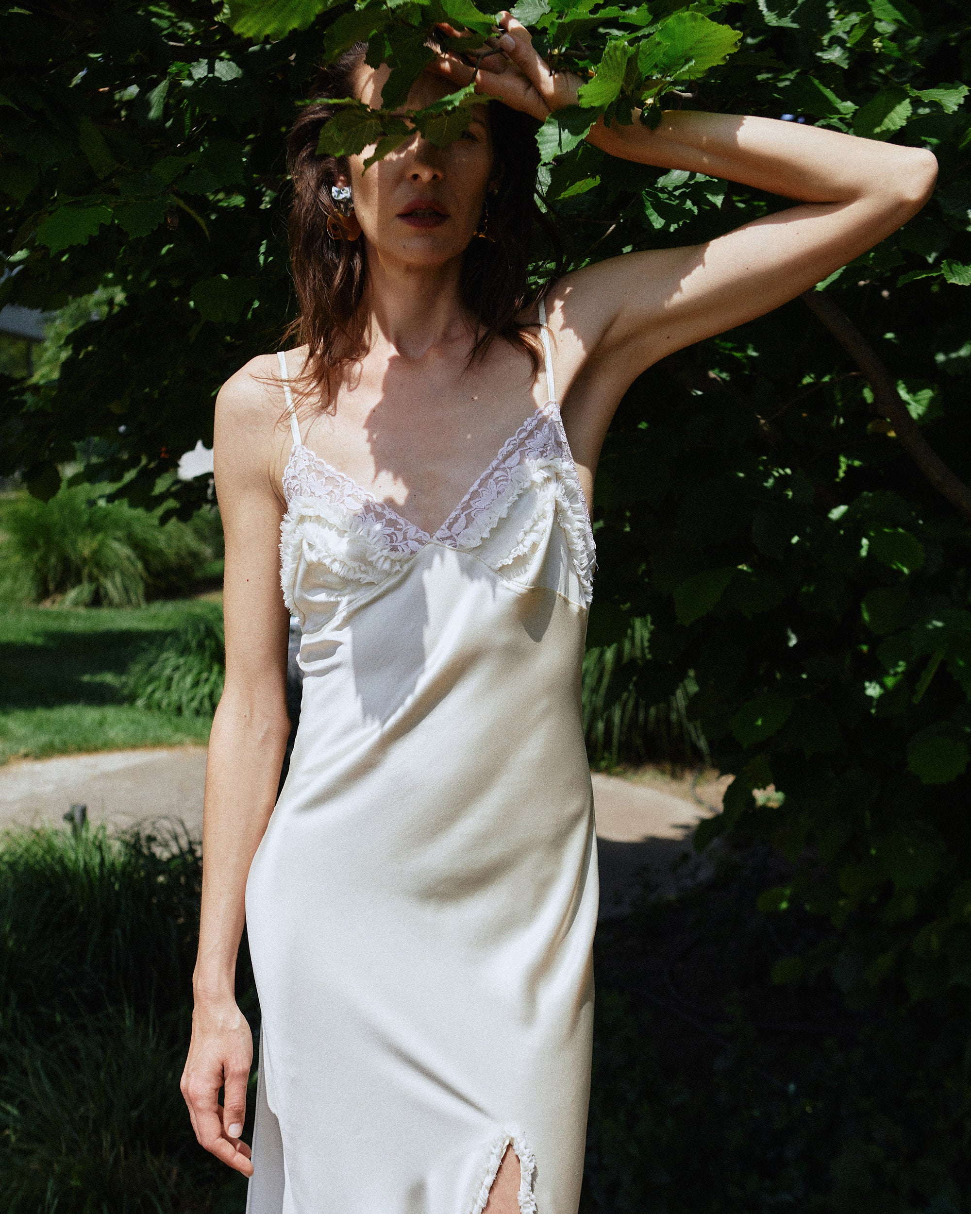 Vanilla Touch Vintage Silk Dress