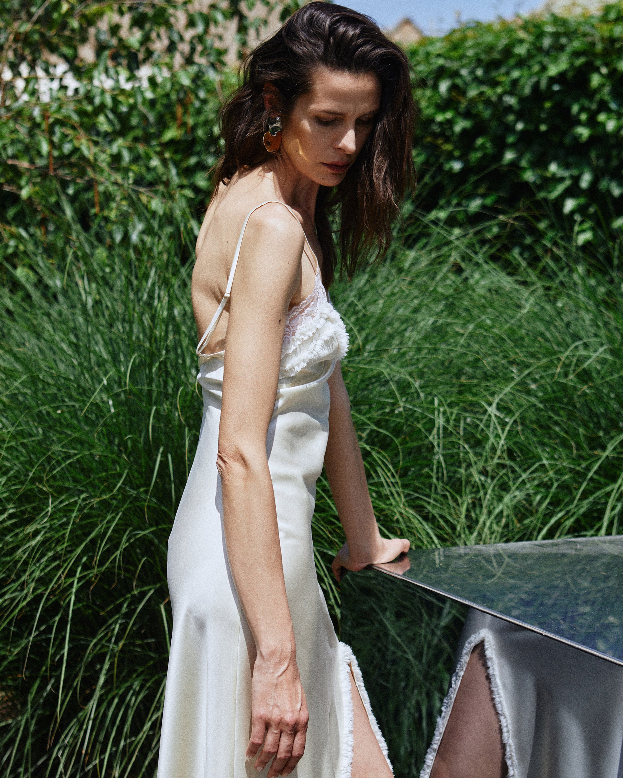 Vanilla Touch Vintage Silk Dress