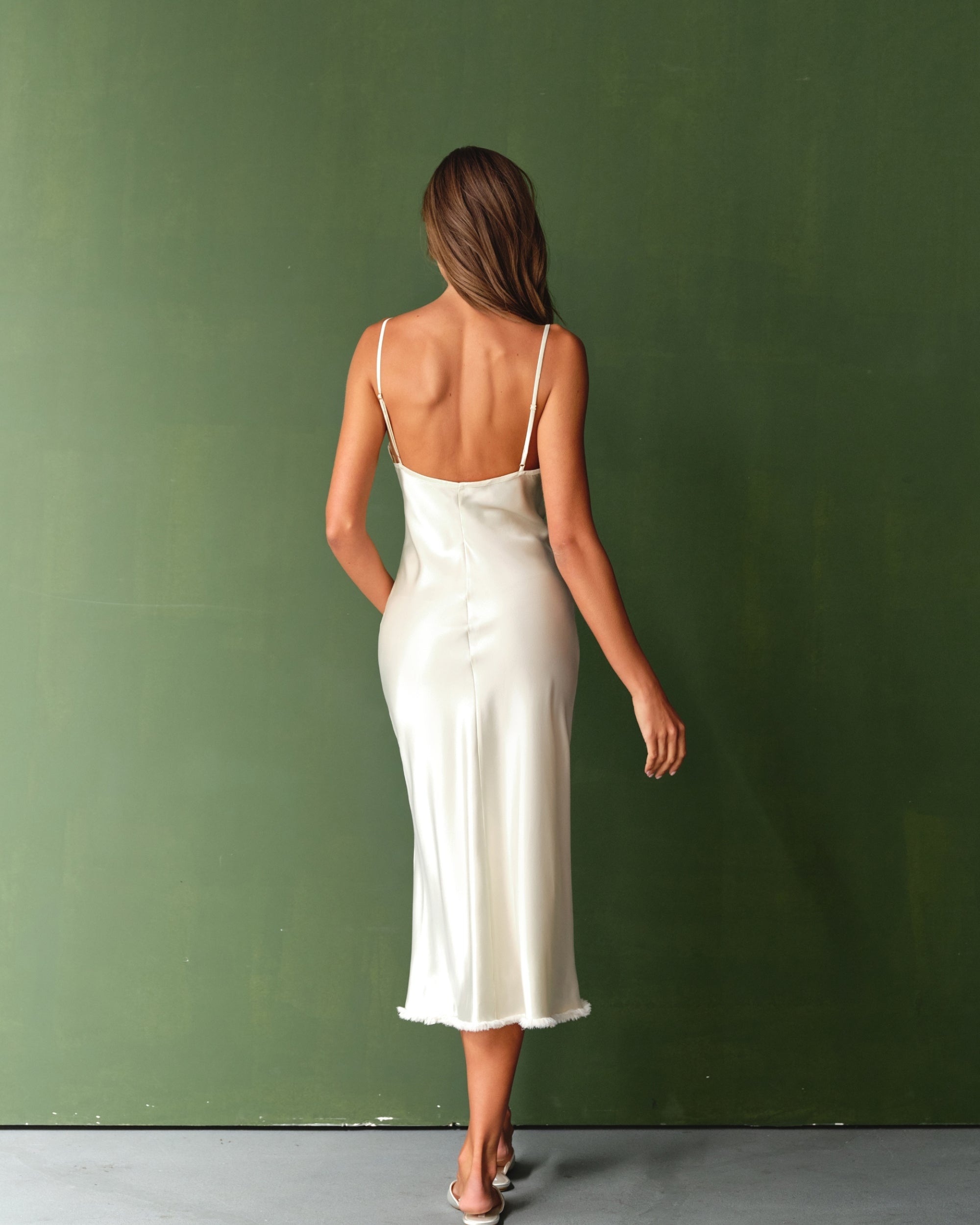 Vanilla Touch Vintage Silk Dress